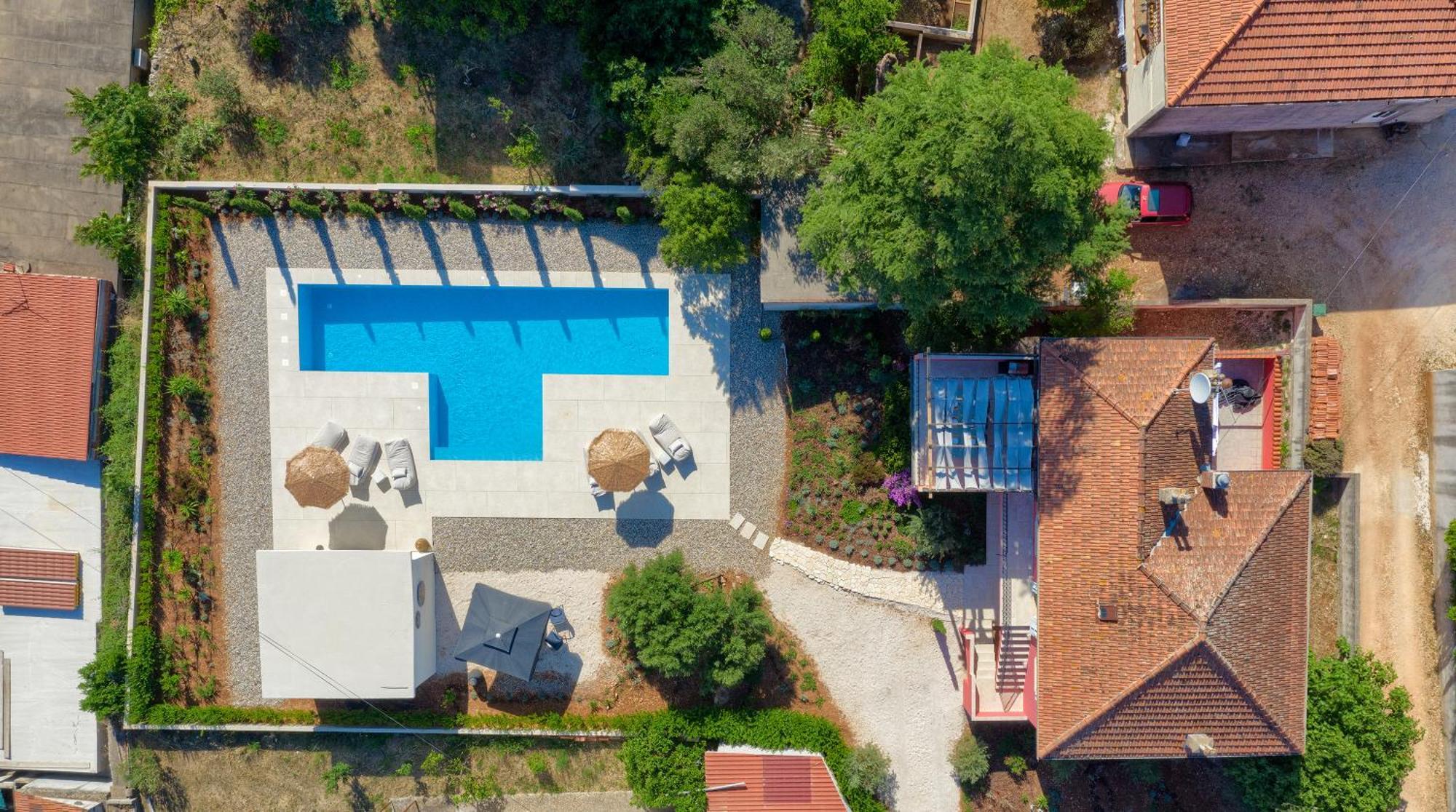 Hvar Luxury Villa And Pool With View In Heart Of Stari Grad Stari Grad  Exteriör bild