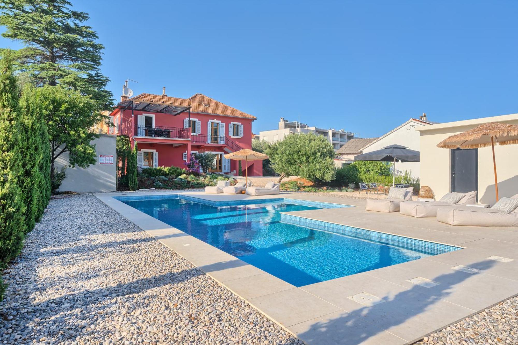 Hvar Luxury Villa And Pool With View In Heart Of Stari Grad Stari Grad  Exteriör bild