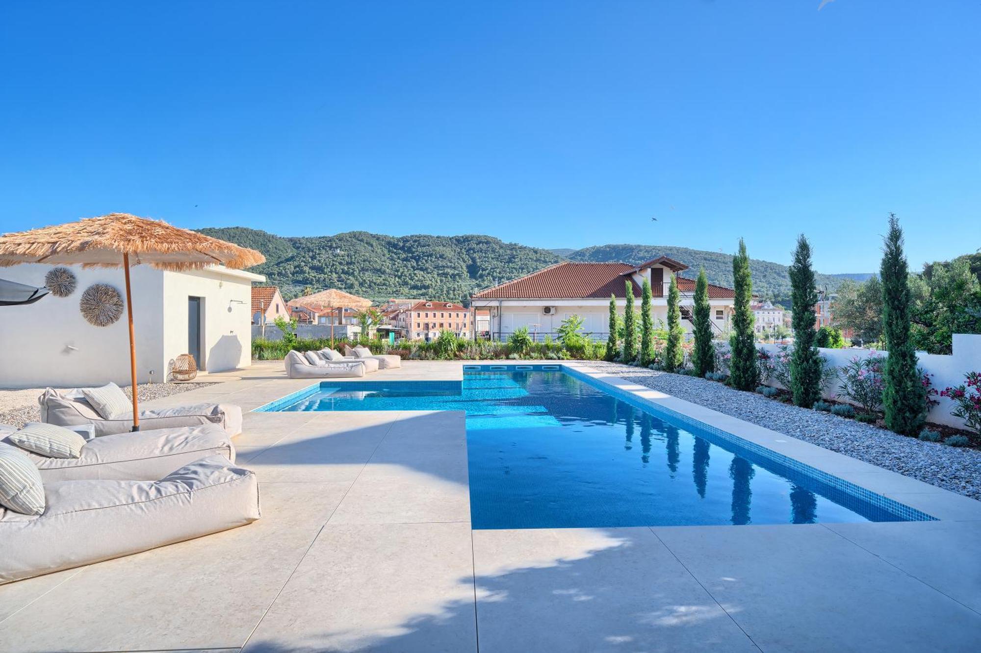 Hvar Luxury Villa And Pool With View In Heart Of Stari Grad Stari Grad  Exteriör bild