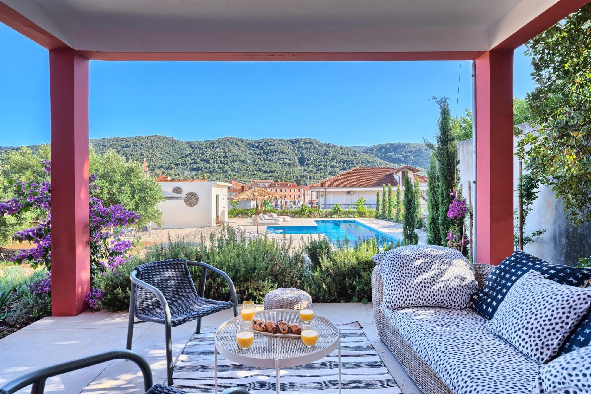Hvar Luxury Villa And Pool With View In Heart Of Stari Grad Stari Grad  Exteriör bild